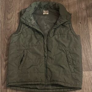 Men's Open Trails Green Puffer Vest